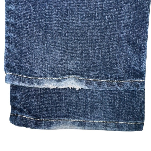 Nobo Juniors LOVE Jeans Size 11 Blue Relaxed Fit Straight Leg Dark Wash Mid Rise - Picture 5 of 7